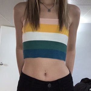 Striped Tube Top